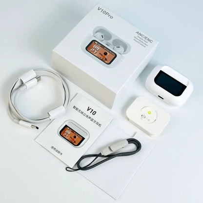 V10 pro earbuds ANC/ENC touch screen